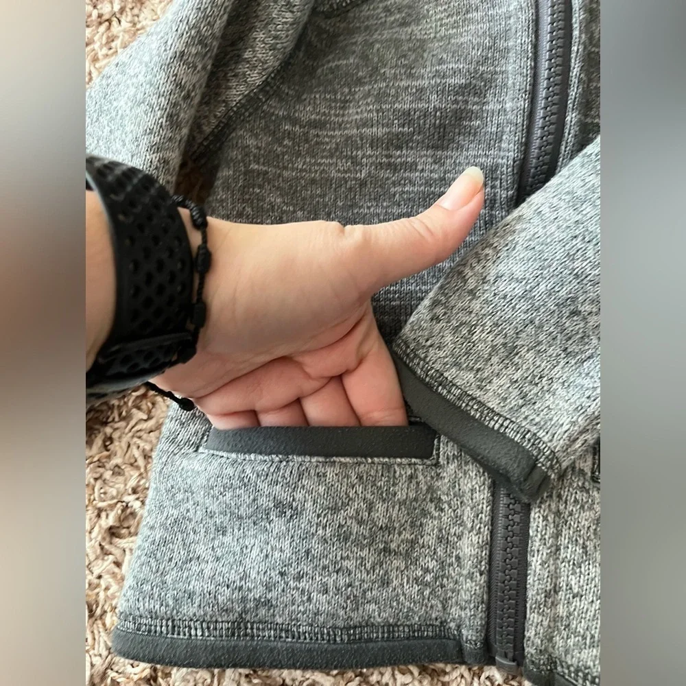 Patagonia Baby Better Sweater jacket in gray